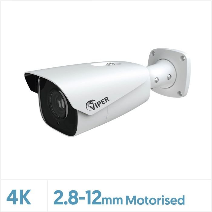 4K/8MP Viper Network IR Waterproof Bullet Camera (White)