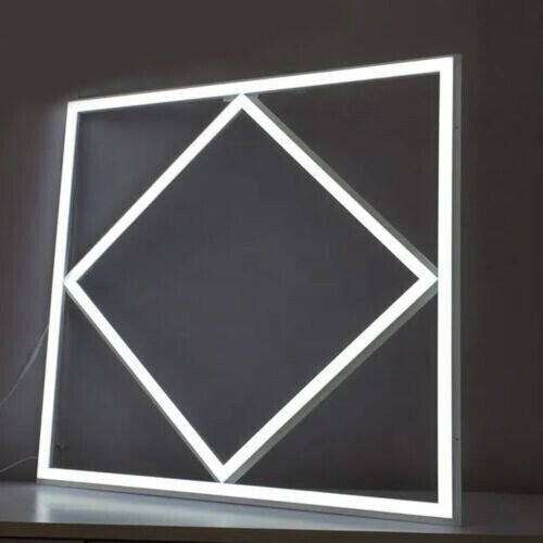 ESTRA Diamond Edge 595 x 595mm Frame Office Shop Panel Edge Light 6500K Pure White